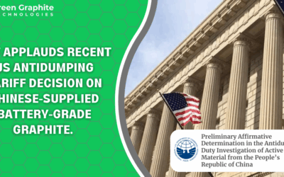 GGT Applauds Recent US Antidumping Tariff Decision on Chinese-supplied Battery-Grade Graphite.